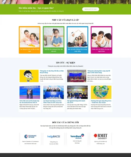 Mẫu website giới thiệu công ty 1