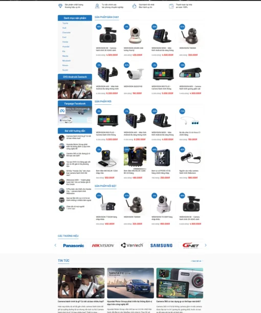 Mẫu website camera 2