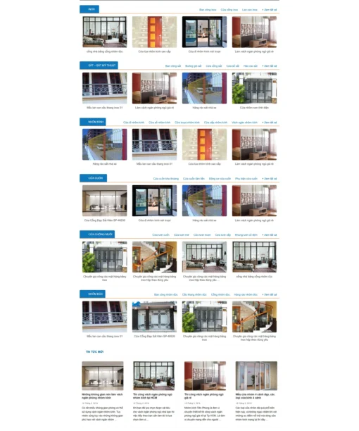 Mẫu website cơ khí