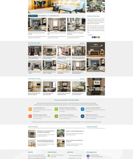 Mẫu website nội thất 4