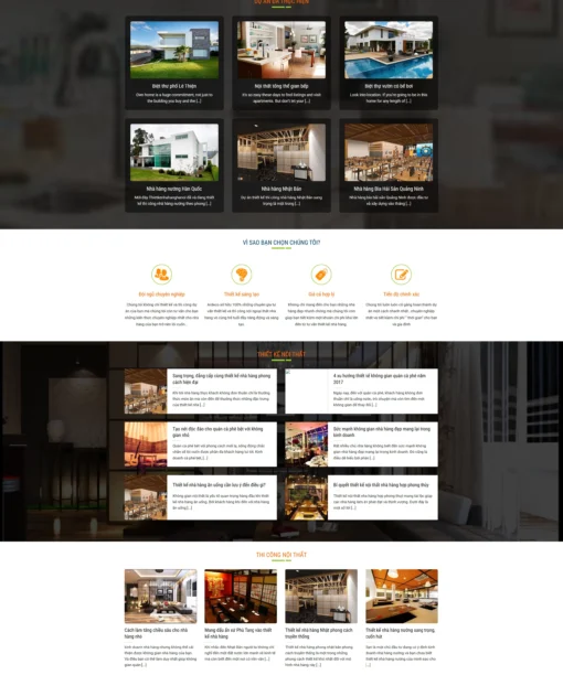 Mẫu website nội thất 7