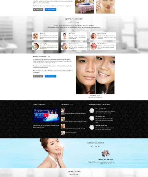 Mẫu website spa 1