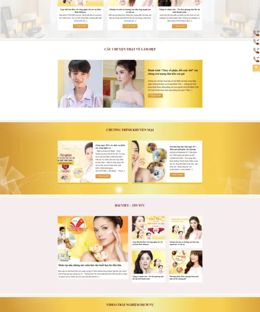 Mẫu website spa 2