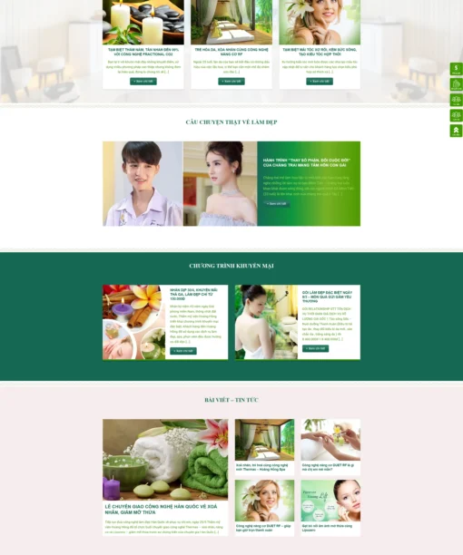 Mẫu website spa 3