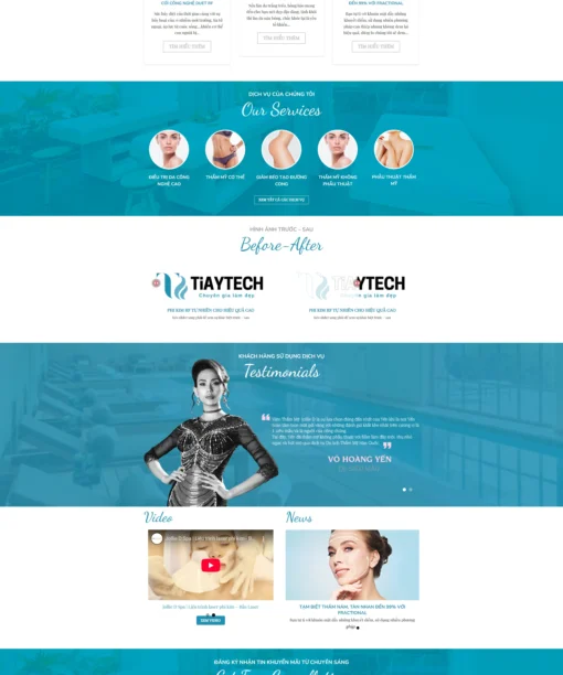 Mẫu website spa 4