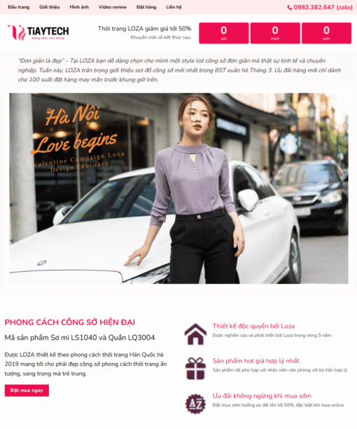 Website thời trang