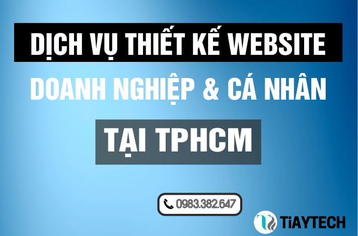 Thiết kế website doanh nghiệp và cá nhân